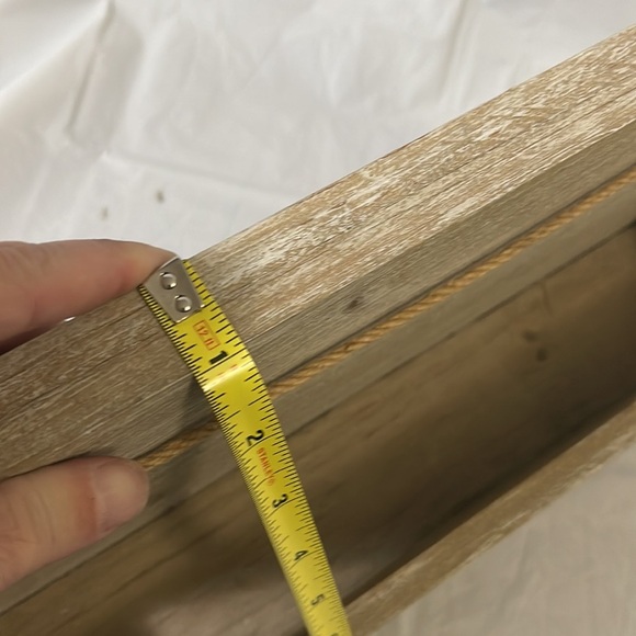 Rustic welcome wall hanging for mail, keys, dog leashes, etc - Picture 8 of 12